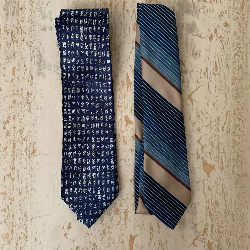 👔Set of 2 ties - Picture 1 of 12
